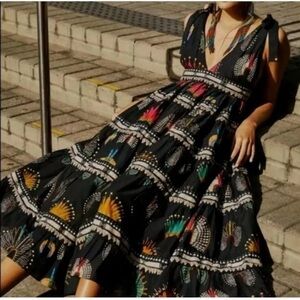 FARM Rio Wonderful Headdress Maxi Dress